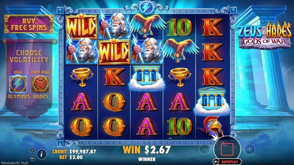 M&eacute;canismes bonus de Zeus vs Hades